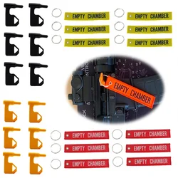 6 Pack Set Chamber Safety Flag for R-ifle with Bonus  Key Chain Tags - Universal Accessories