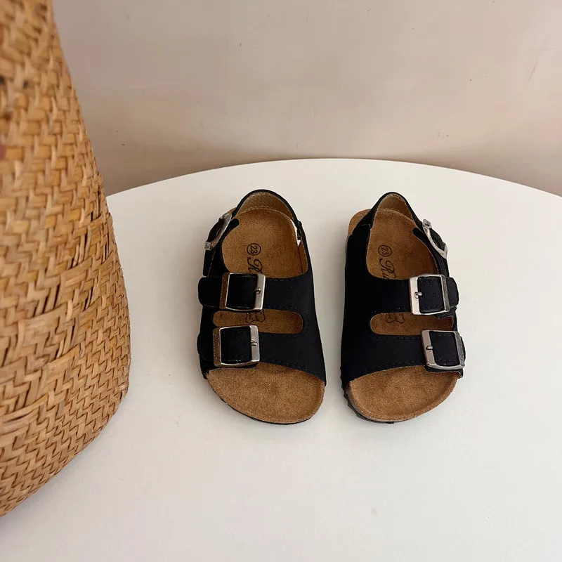 New Summer Kids Roman Sandals Korean Version Boys and Girls Beach Shoes Baby Parent-child Sandals Boutique Clothing
