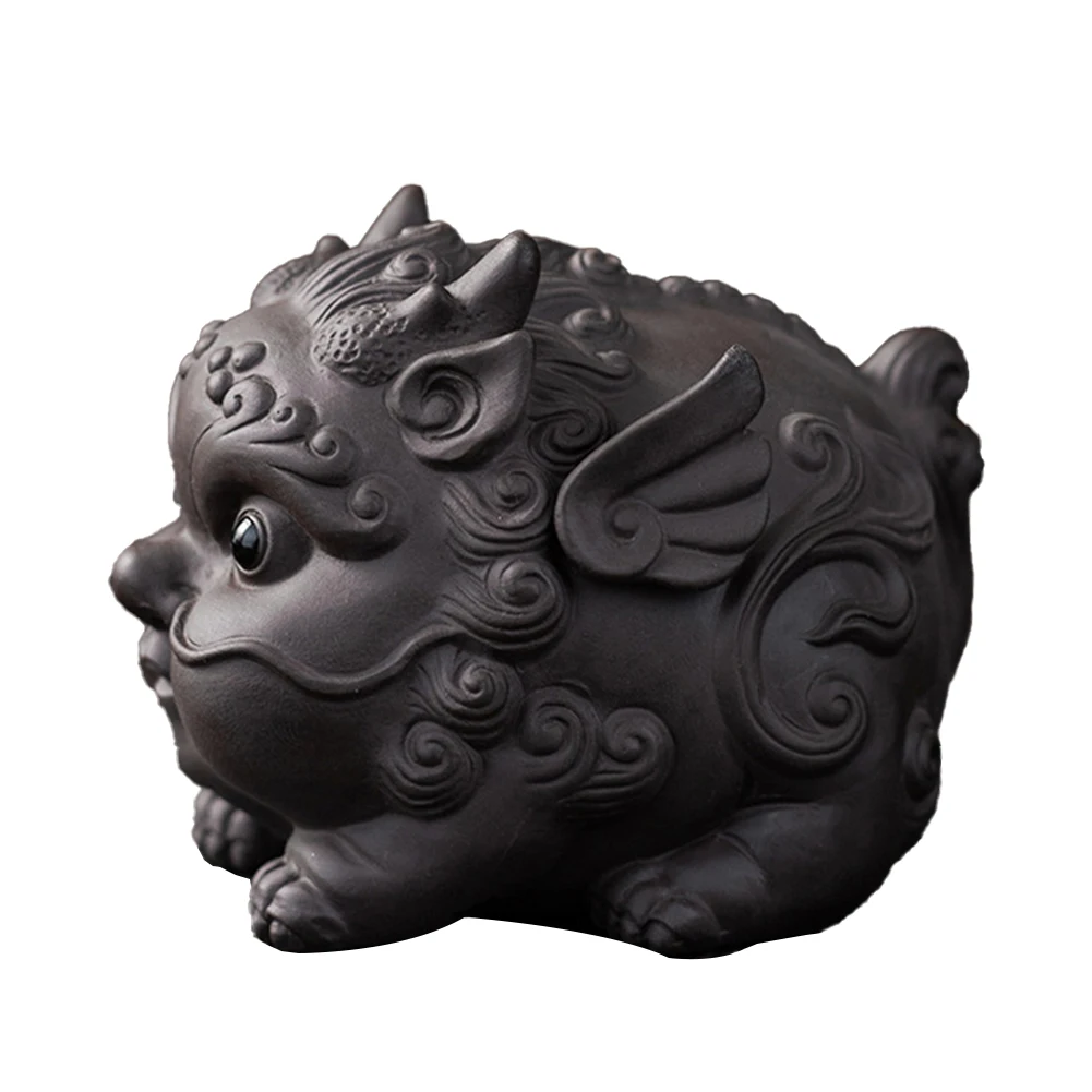 

Practical Tea Ceremony Accessory Traditional pixiu Figurine Reminds Tea making Precautions Enhances Tea Gatherings
