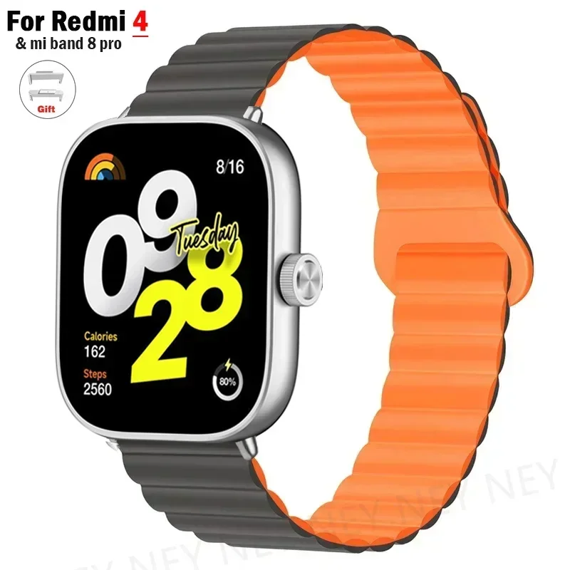 Magnetic Silicone Loop Watchbands - Sport Wristband Bracelet Accessories