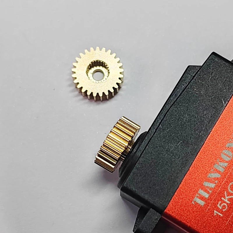 Servo Gears 25T Spline 0.5M 25 Teeth Copper Gear RC Servo Accessories Robot Arm Gear
