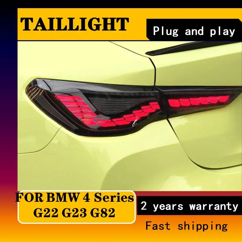 

Car Styling For BMW 4 Series M4 G22 G23 G82 LED Running Light Sequential Turn Signal Tail Light 425i 430 GTS OLED Tail Light