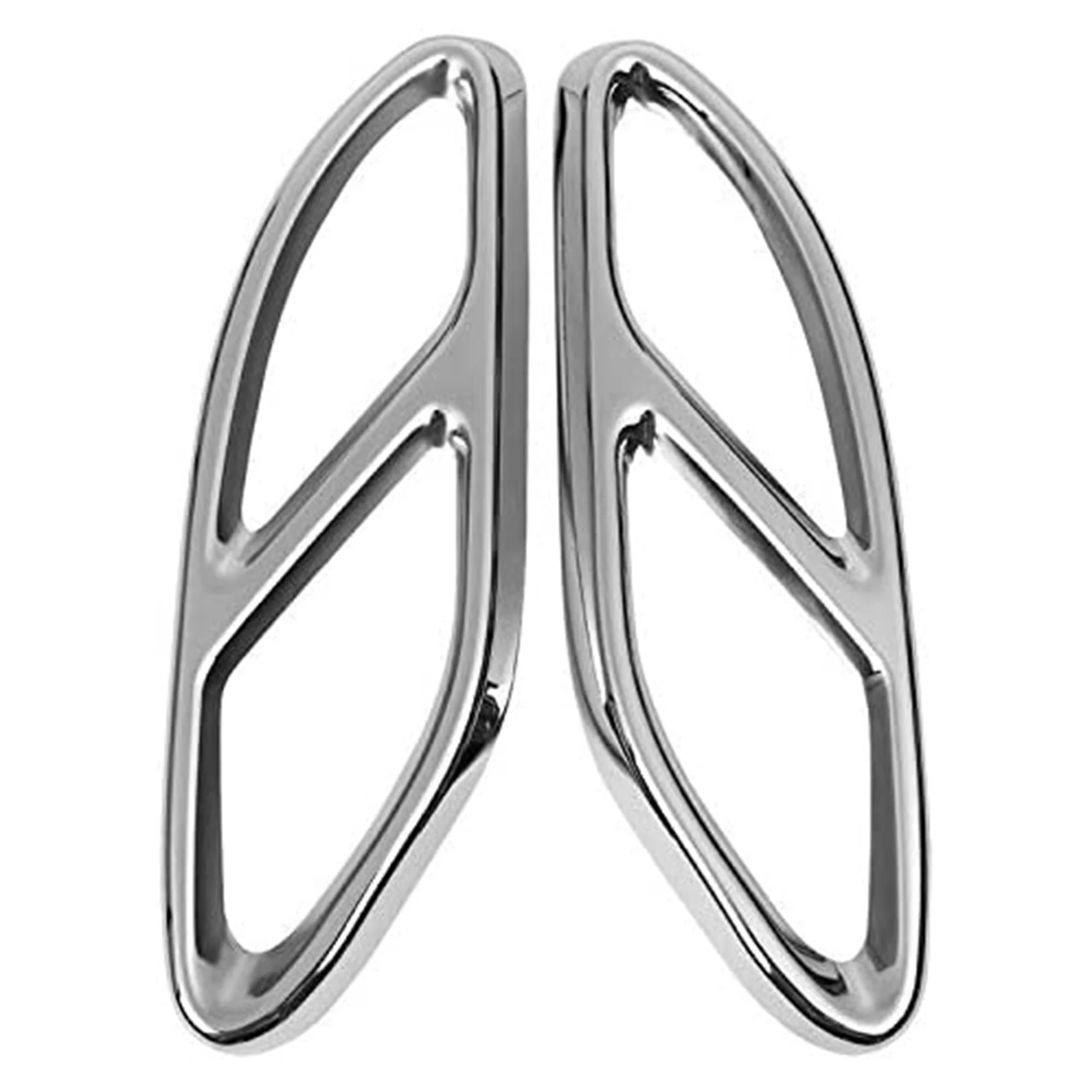 

Car 2PCS Exhaust Pipe Tail Cover Trim for Mercedes Benz A B C E Class W176 W246 W213 W205