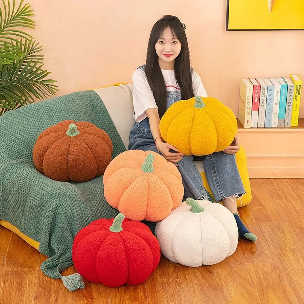 Back Cushion Home Decor Bedroom Decoration Sleeping Cushion Pumpkin Stuffed Toys Pumpkin Plush Toys Soft Pillow Pumpkin Pillow