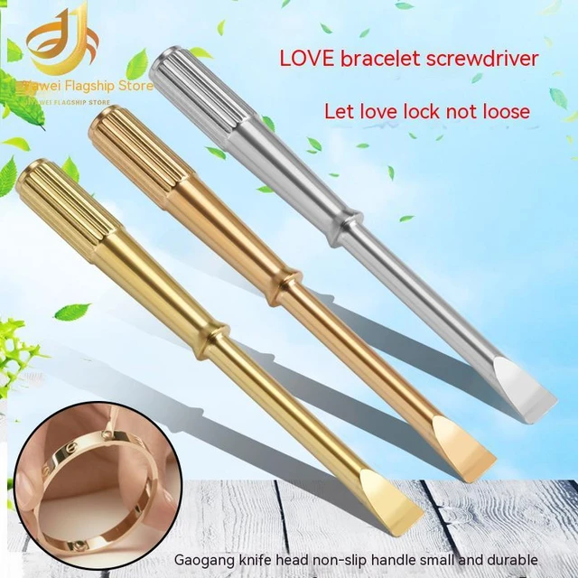 Screwdriver Titanium Steel Mini Screw Driver For Love Bracelet Bracelet  Repair Screwdriver Tools (rose gold) - Amazon.com