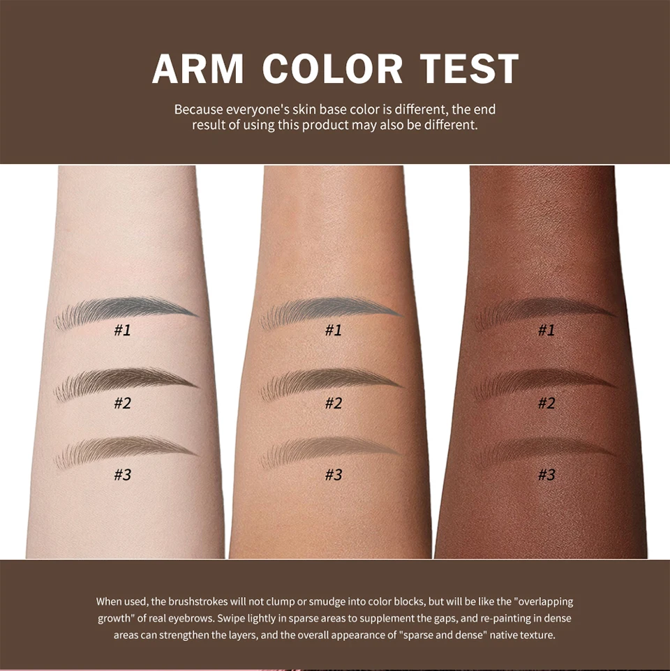 Description Picture 5 of item4D Eyebrow Microblading Pen With Forks Tip Waterproof Long Wearing Tattoo Pencil For Professional Makeup Artists