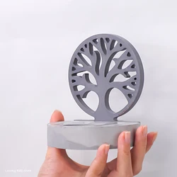 DIY Tree Twig Candle Holder Silicone Mold Tree Of Life Candlestick Resin Mould Homemade Aromatherapy Plaster Pendant Home Decor