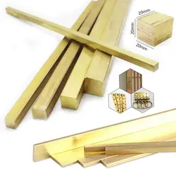 Premium Quality Brass Flat Bar - Versatile Thickness Options (2mm to 10mm) - Length 200 - 250mm - 10x20x200mm