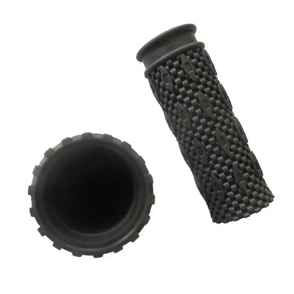 85mm Oxford Black Grip Shift Twistgrip Bar Bike Cycle Handlebar Grips Rubber 2Pcs 150g/set
