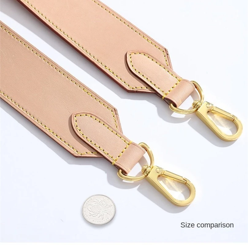 Decompression Cowhide Wide Shoulder Strap For LV Neverfull Handbag Bucket Armpit Bag Straps DIY Modification Accessories