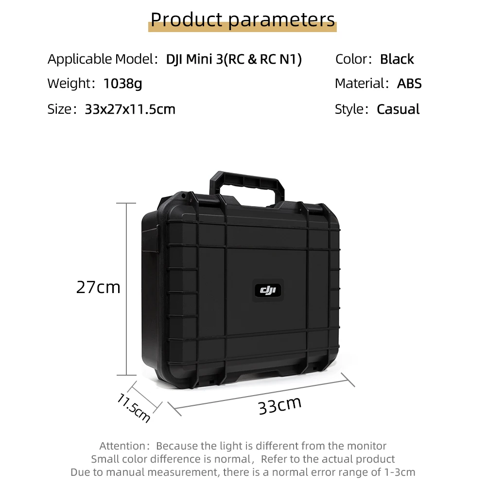 For DJI Mini 3 explosion-proof storage case Mini 3 Pro (RC&RC-N1) shoulder carrying case for DJI Pro drone accessory sho