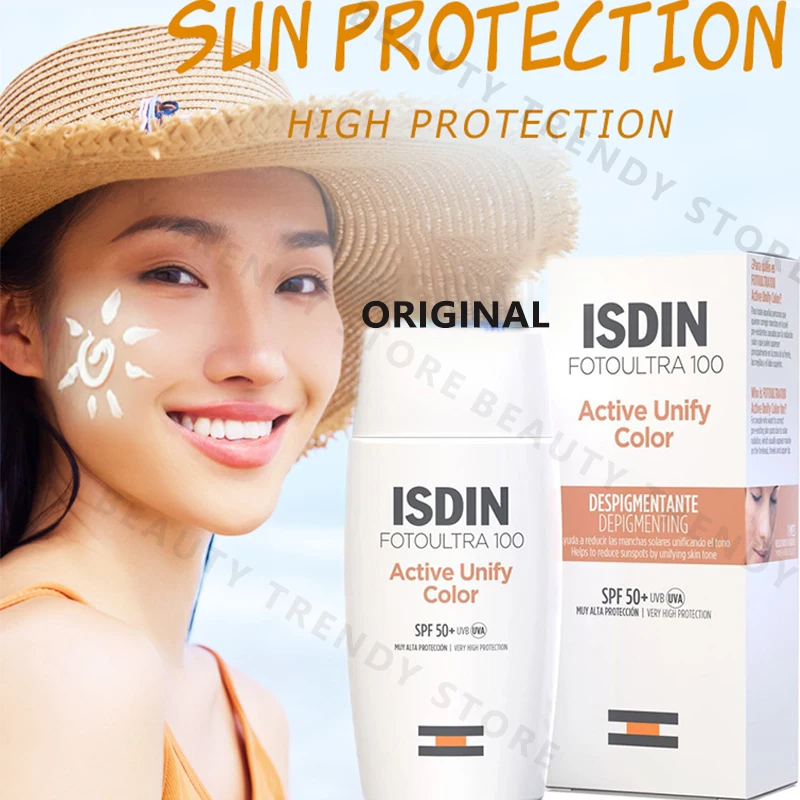 

Original Sunscreen Face Cream UV Protection SPF50+ Whitening Brightening Lotion Sun Cream Isolation Calming Skin Care 50ML New