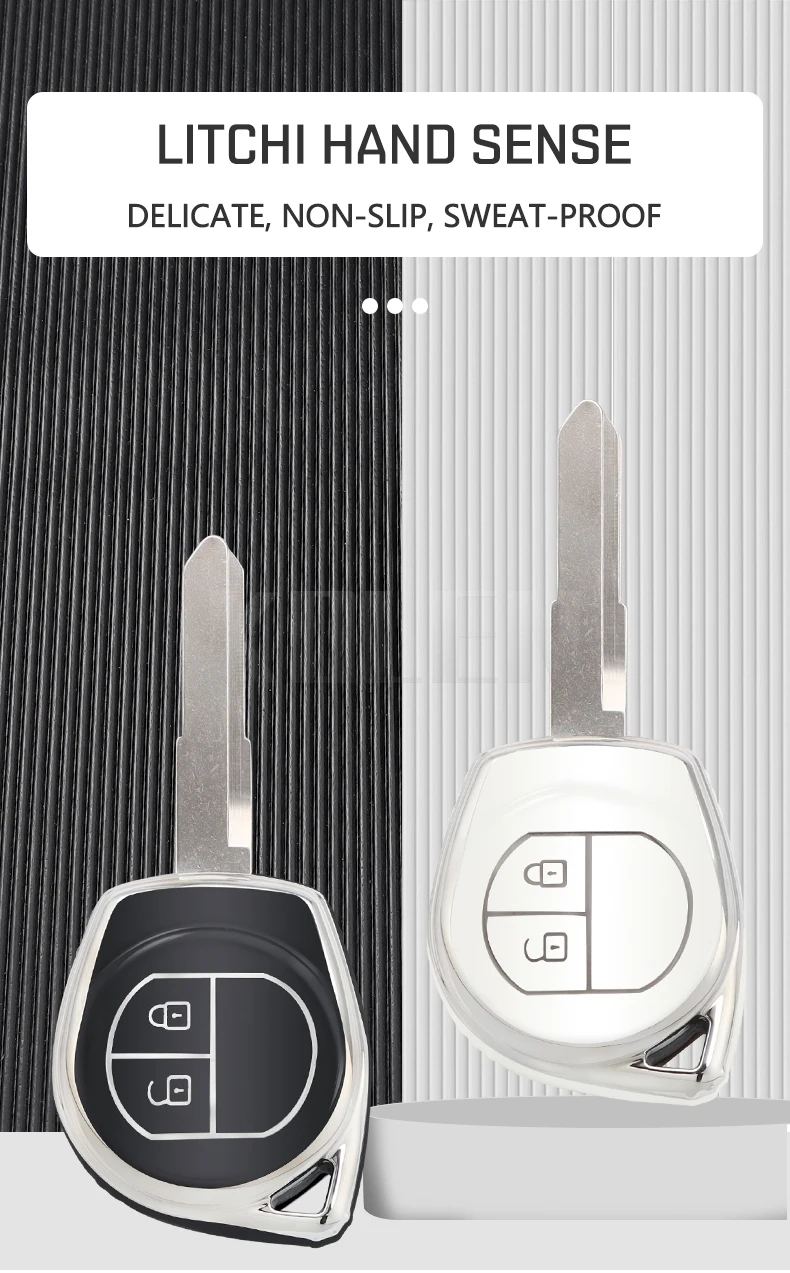 Nuovo TPU Car Key Case Cover Shell Fob per Suzuki Swift Grand Liana SX4 Window Vitara Amagatarai Keyless Protector Bag accessori - S3b598745772243eabaf3bd1d15546368G
