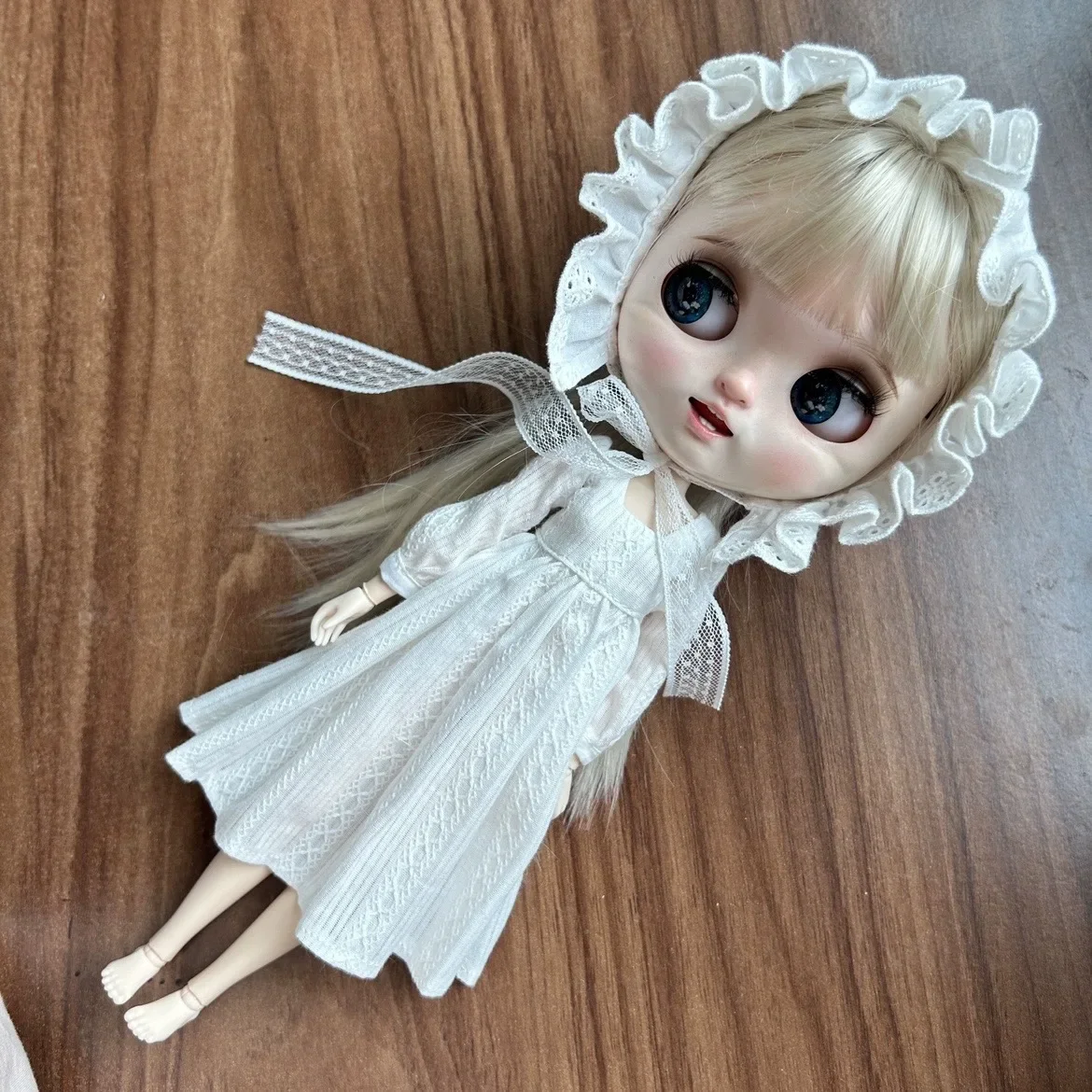 

Одежда для кукол ICY DBS Blyth 30 см 1/6 OB24 Новинка Azone белая кружевная ночная рубашка платье белая ночная рубашка кукольная платье игрушка для девочки аниме одежда