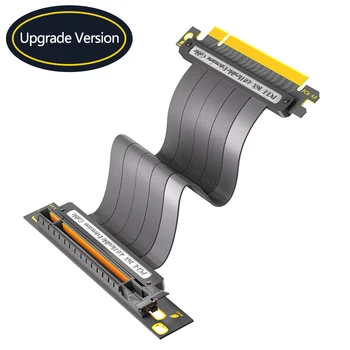 GPU 익스텐션 카드용 PCI 익스프레스 포트가 있는 PCIE 4.0 익스텐션 케이블, 16x 차폐 고속 GPU 라이저 케이블