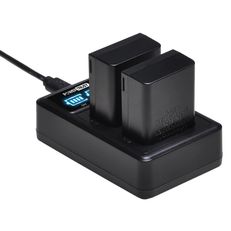 1680mAh EN EL25 EN-EL25 バッテリー Nikon Z50 Z30 ZFC カメラ