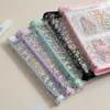 A5 Laser Star Zipper Binder Photocards Girl Ins DIY Journal Diary Transparent Kpop Idol Card Photo Album Collect Book Stationery 2