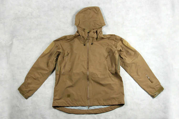 

Outdoor Army Fan's Wolf Brown Hard Shell Jacket Men's and Women's Waterproof and Breathable Hard Shell Mountaineering Coats