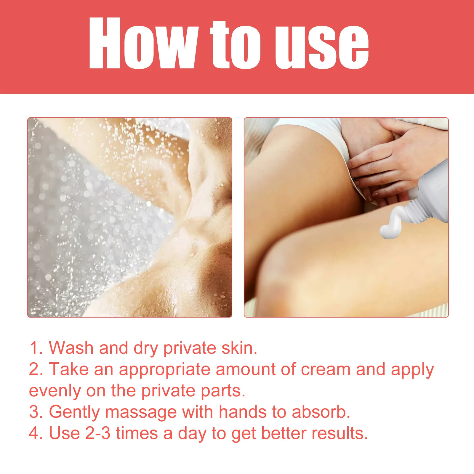 Private Antipruritic Cream Remove Odor Vaginitis Relief Redness Pain Genital Pruritus Dermatitis Vaginal Antibacterial Care 20g