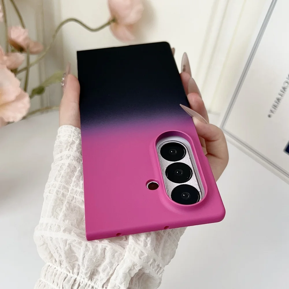 Ultra-Thin Gradient Shockproof Protective Case - Hard PC Cover for Samsung Galaxy Z Fold Series