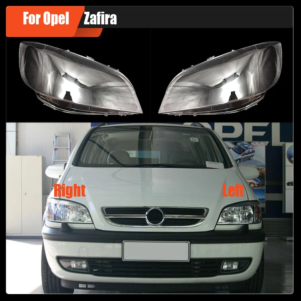 

For Opel Zafira Front Headlight Cover Transparent Lamp Shade Headlamp Shell Lens Plexiglass Replace Original Lampshade