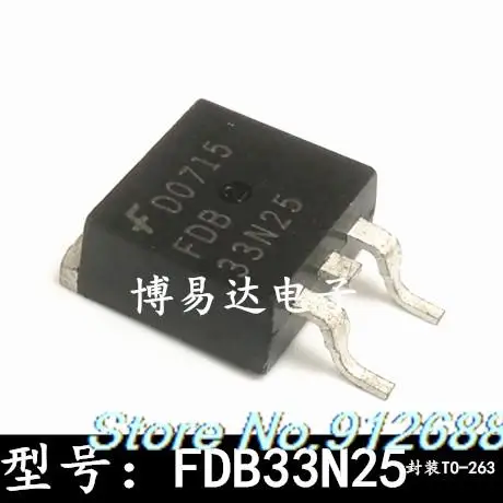 

10 шт./лот FDB33N25 TO263 новый чип IC