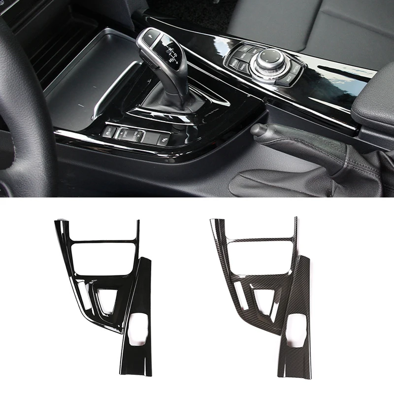 

Carbon Texture Car Styling Center Control Gear Shift Panel Trim For BMW 3 Series F30 F35 320 2013 2014 2015 2016 2017 2018 2019