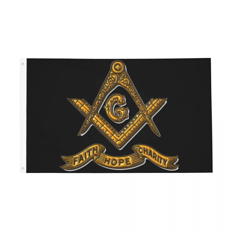 FreemasonryMasonicFlagsFaithHopeCharityDurableOutdoorBanner