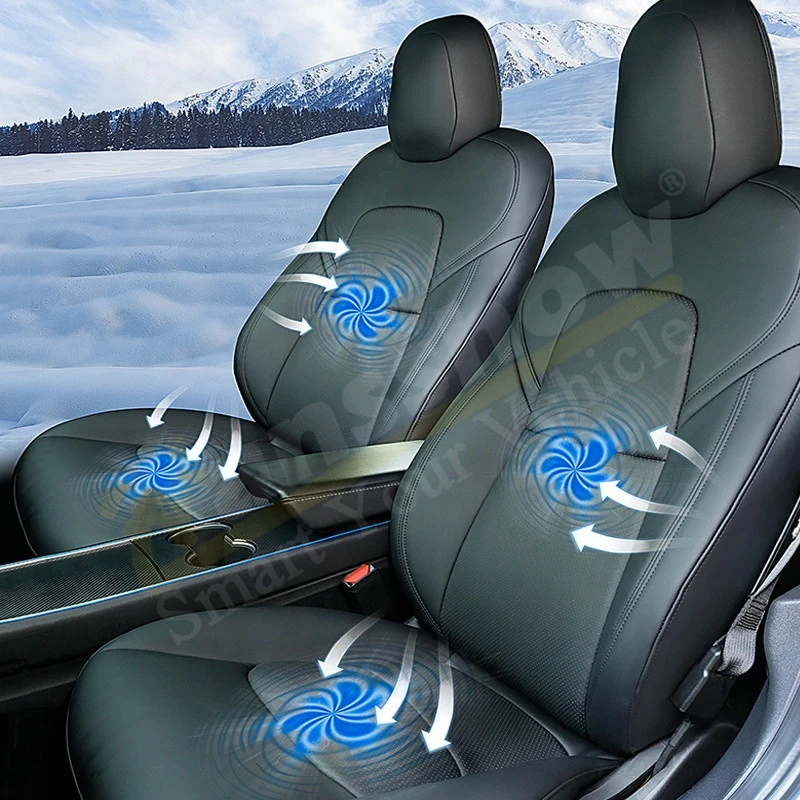 Tesla Car air ventilation system cooling seat cushion ventilated seat