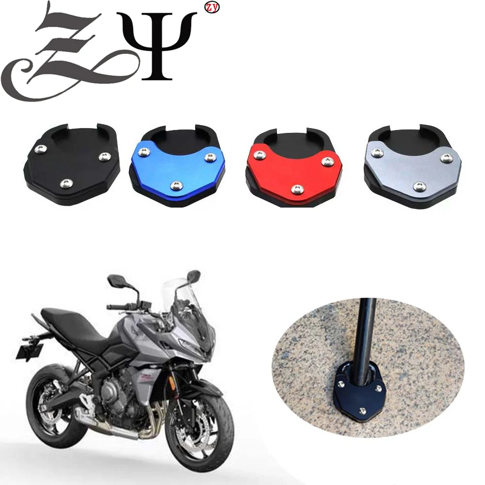

Fit For Tiger660 tiger660 Tiger Sport 660 2022 Motorcycle Accessories Kickstand Foot Side Stand Enlarger Pad & Valve Caps