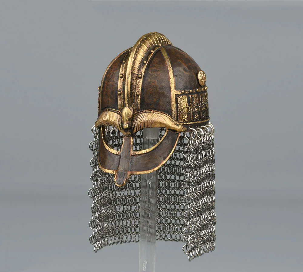 COOMODEL EL002 1/6 Vintage Viking Conquerors Warrior Berserker Feudal King War Alloy Material Head Helmet Fit 12