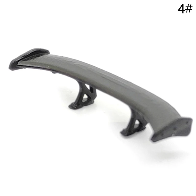 【The-Best】 1pc 1:64 Car Model Tail Car Rear Spoiler Mini Wing Small Model Decoration Auto Accessories For Model Car Racing Vehicle Toy