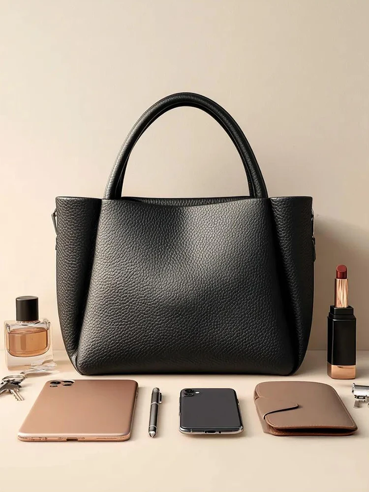 Fashion Women's Bag Large Capacity Soft Leather Tote Bag Multiple Compartments Shoulder Bag For Women Handbag