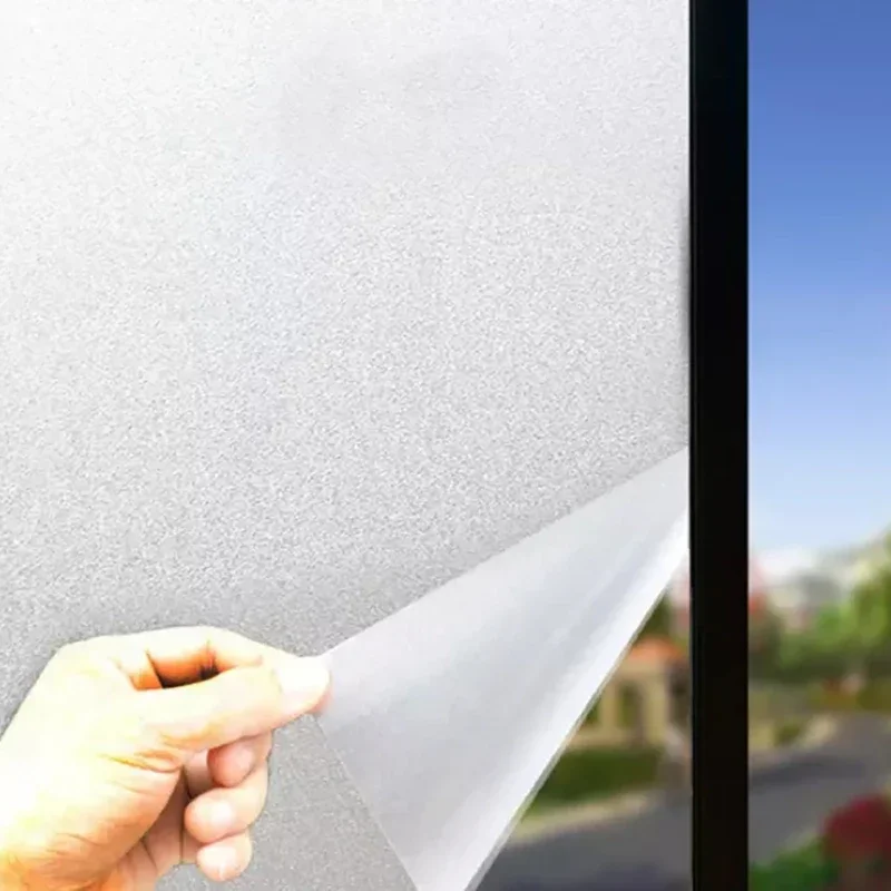 Matte Window Film Privacy Protection Self Adhesive Vinyl 2/3/5 Meters For Glass Frosted Window Stickers Heat Insulation window film,window privacy film,window sticker,self adhesive vinyl