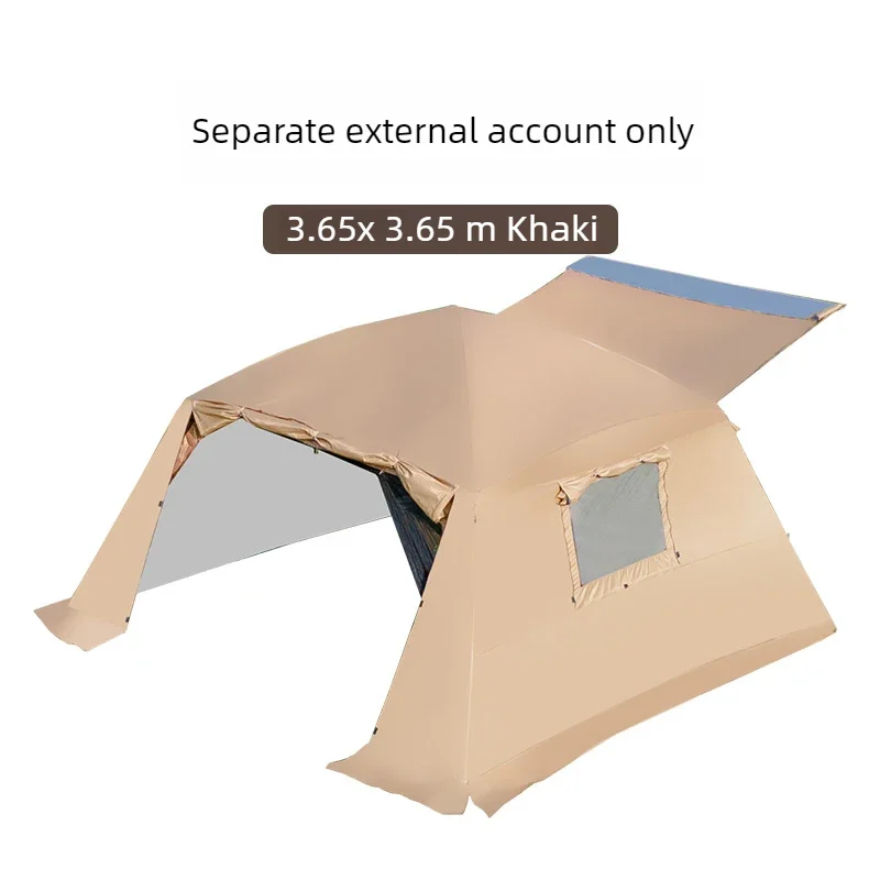 Separate outdoor tent mosquito net tent for camping 6-15 people rain and sun protection beach picnic sunshade and pergola