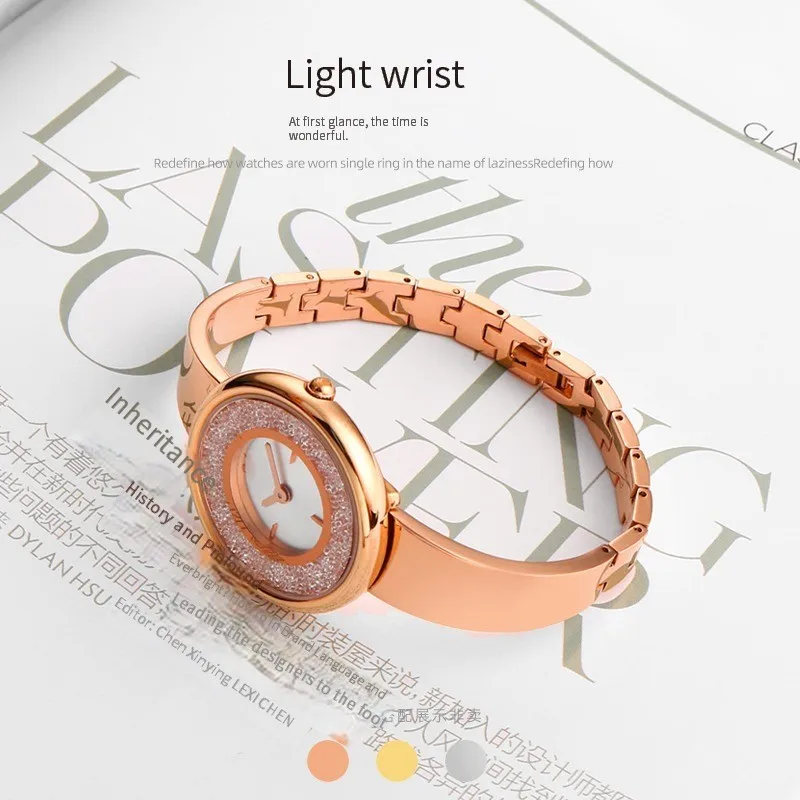 Petite Women's Stainless Steel Mesh Watchband Bracelet with Ultra-thin Design