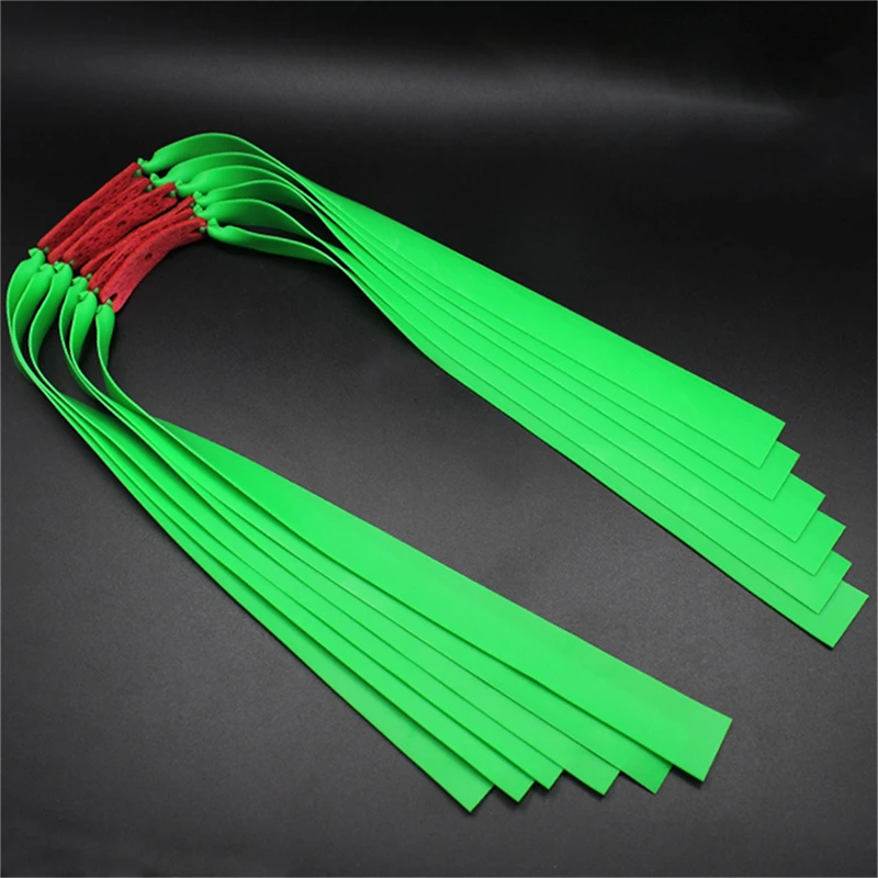10PCS Leistungsstarke Katapult Latex Band Flache Elastische Band Schleuder Jagd Ersatz Zubehör Elastische Natürliche Gummi Schleuder – Detail 5