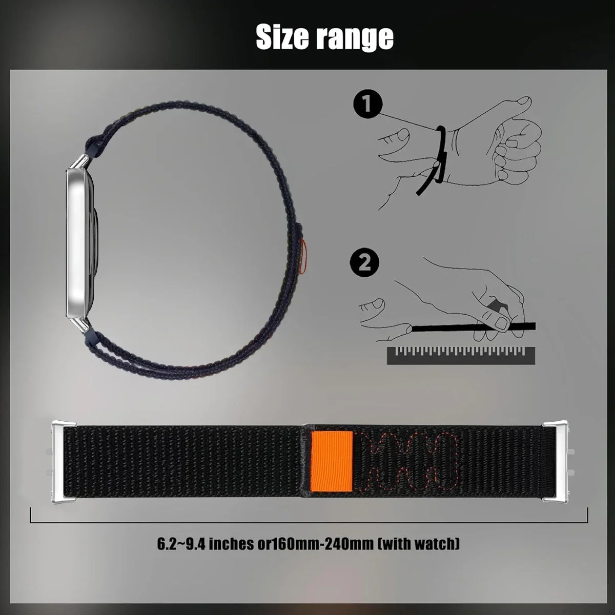 حزام حلقة من النايلون لهاتف Samsung Galaxy Fit 3،...