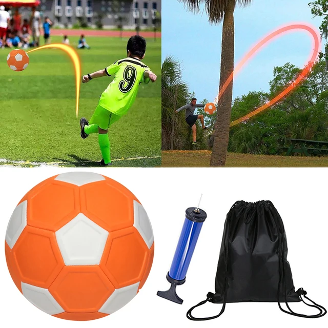 Size 5 Curve Swerve Soccer Ball Rubber Lines Trick Shot Soccer Ball EVA Recreational Soccer Balls for Outdoor Indoor Match Game