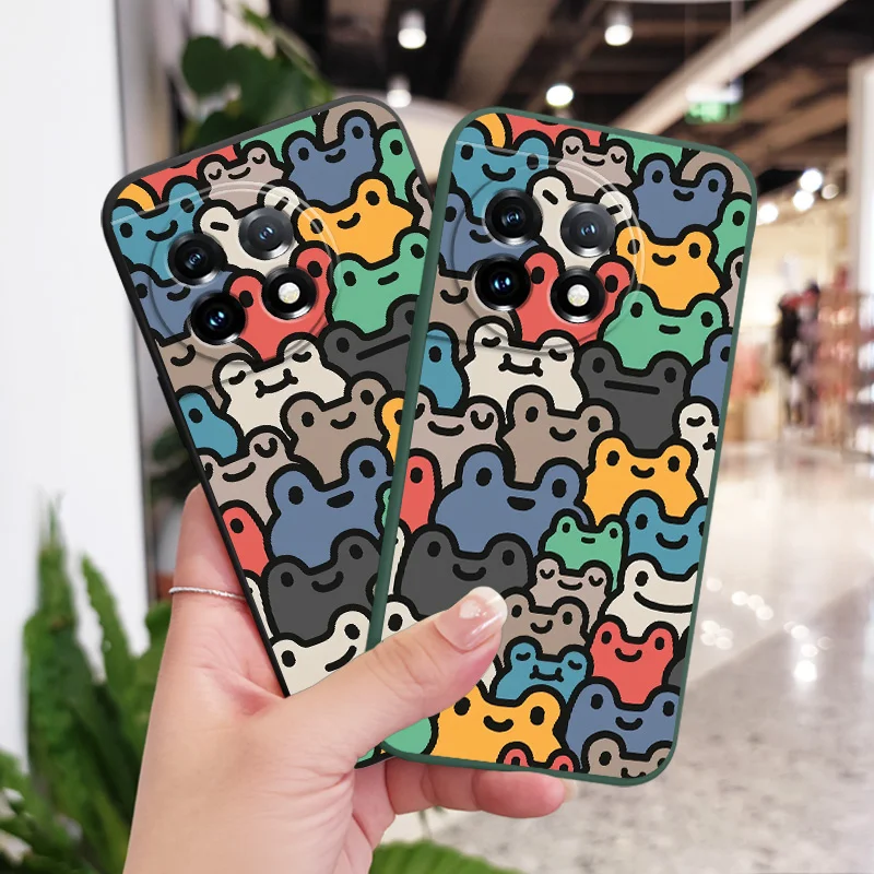 Vibrant Frog Liquid Silicone Phone Case