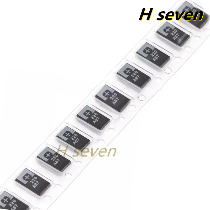 

10pcs 7343 D Type Low ESR 10TPB220ML 10V 220uF SMD Polymer Tantalum Capacitor