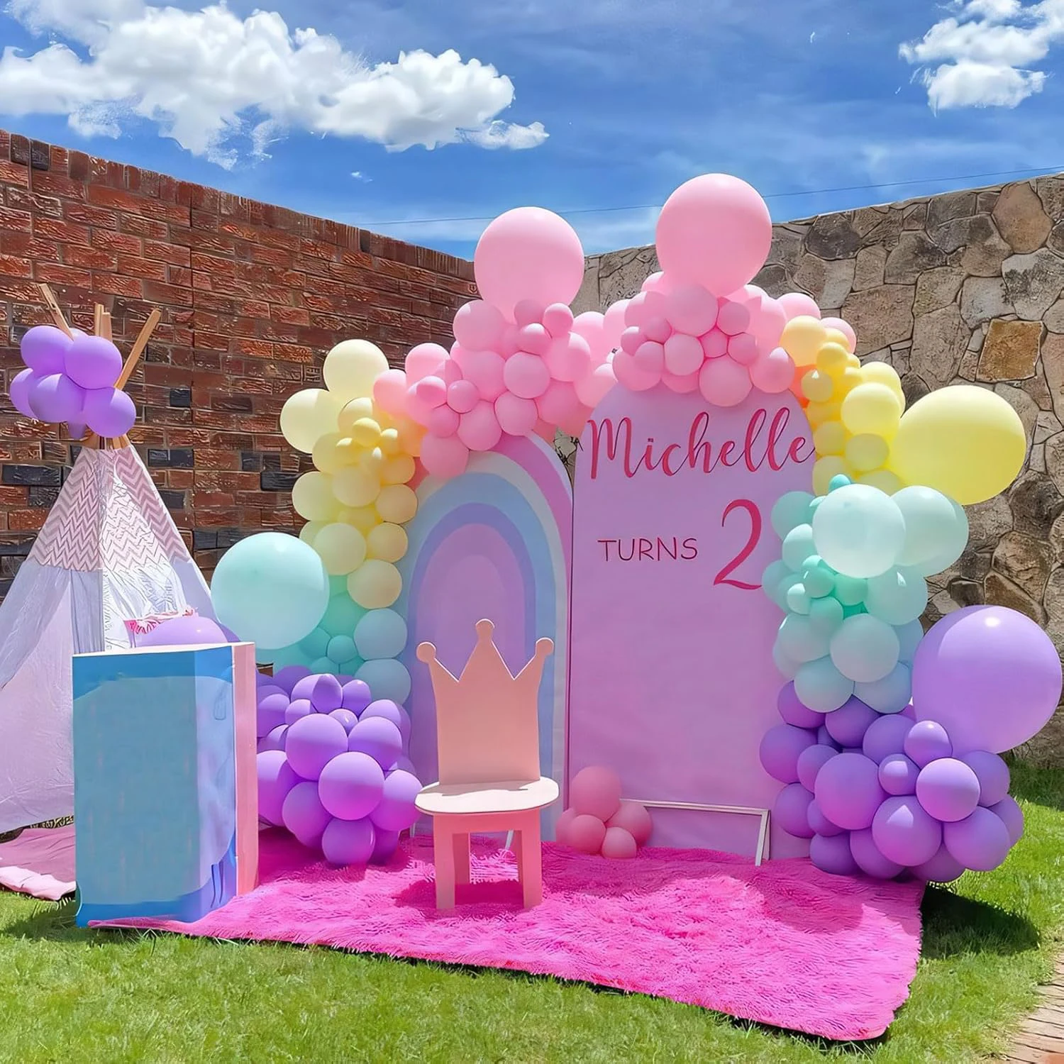 Pastel Balloon Garland Kit 2