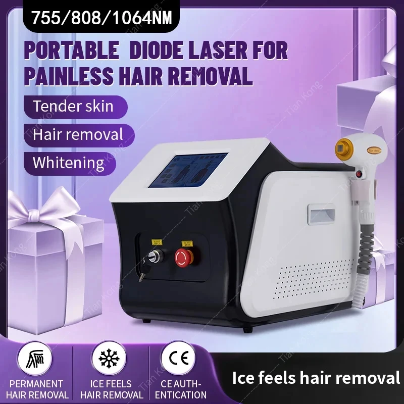 

2000W 808 Diode 3 Wavelength 755 808 1064nm Laser Hair Removal Equipment with Ice Titanium Device Permanent Hair Removal Machine