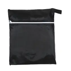 Outdoor Waterproof Folding Chair Cover with UV Protection and Storage Bag, Available in Two Sizes - S (Black)