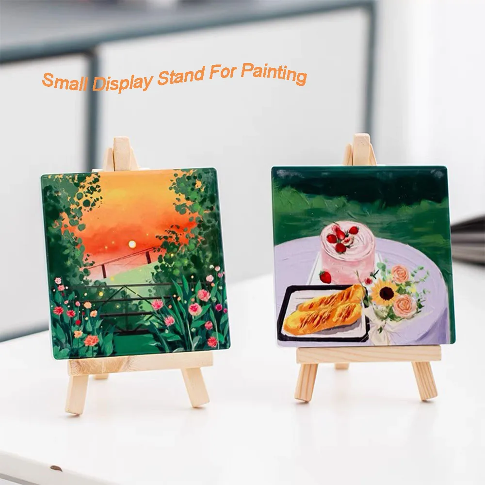 Multifunction Small Easel Support Wooden Easel Stand For Painting Desktop Photo Card Ipad Display Stand Drawing Support Tool