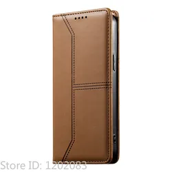 Custodia Wallet in Pelle Flip Magnetica di Lusso per Telefono