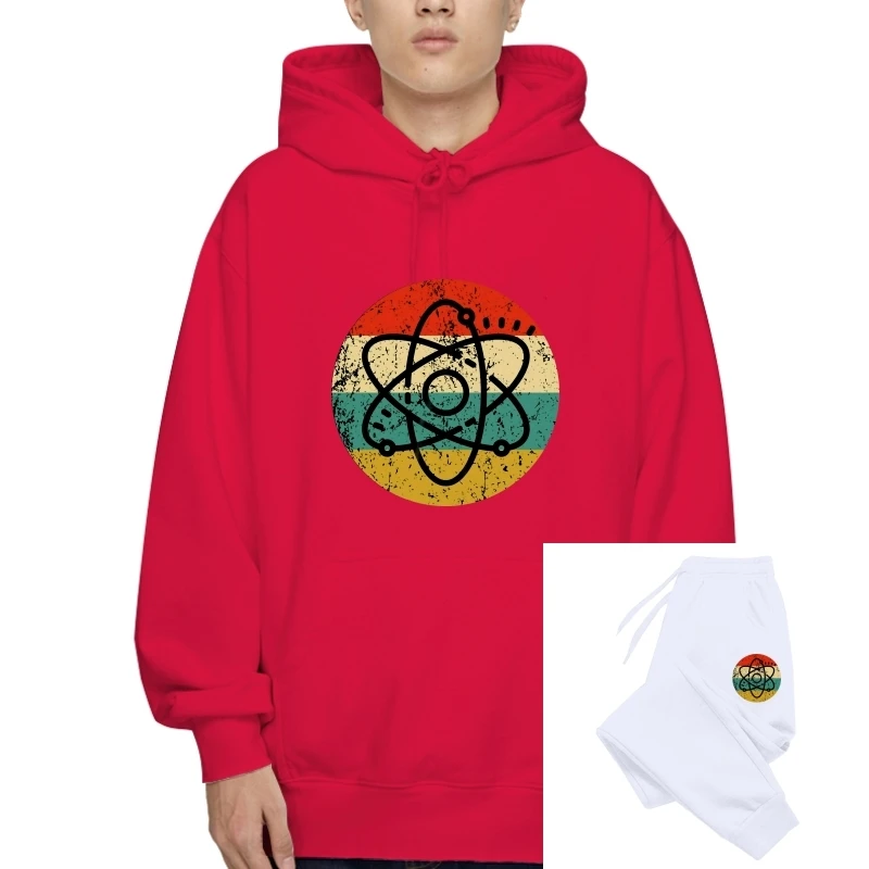 

Men'S Chemistry Sweatshirt Hoodies - Retro Science Scientist T-Sweatshirt Hoodies - Atom Icon Sweatshirt Hoodies Retro Sweatshir