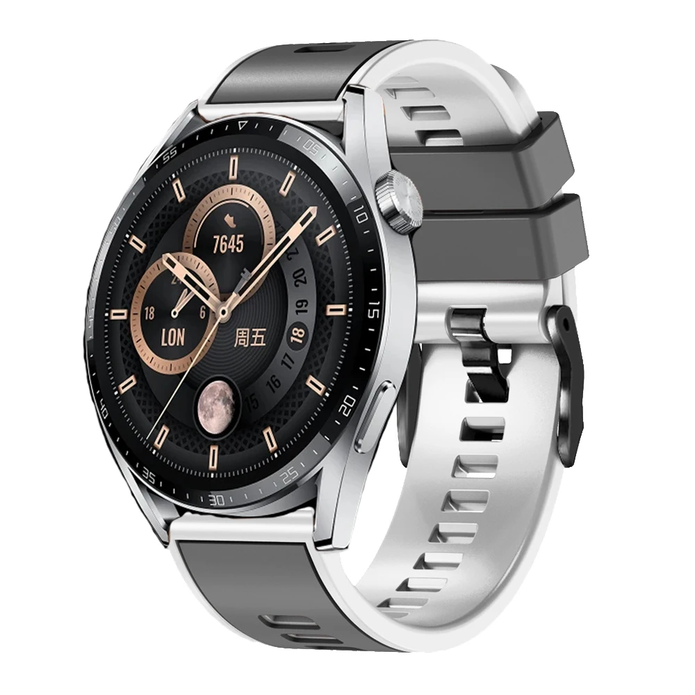 Silicone Smart Watch Band Belt - 22mm Strap Wristband Bracelet Correa