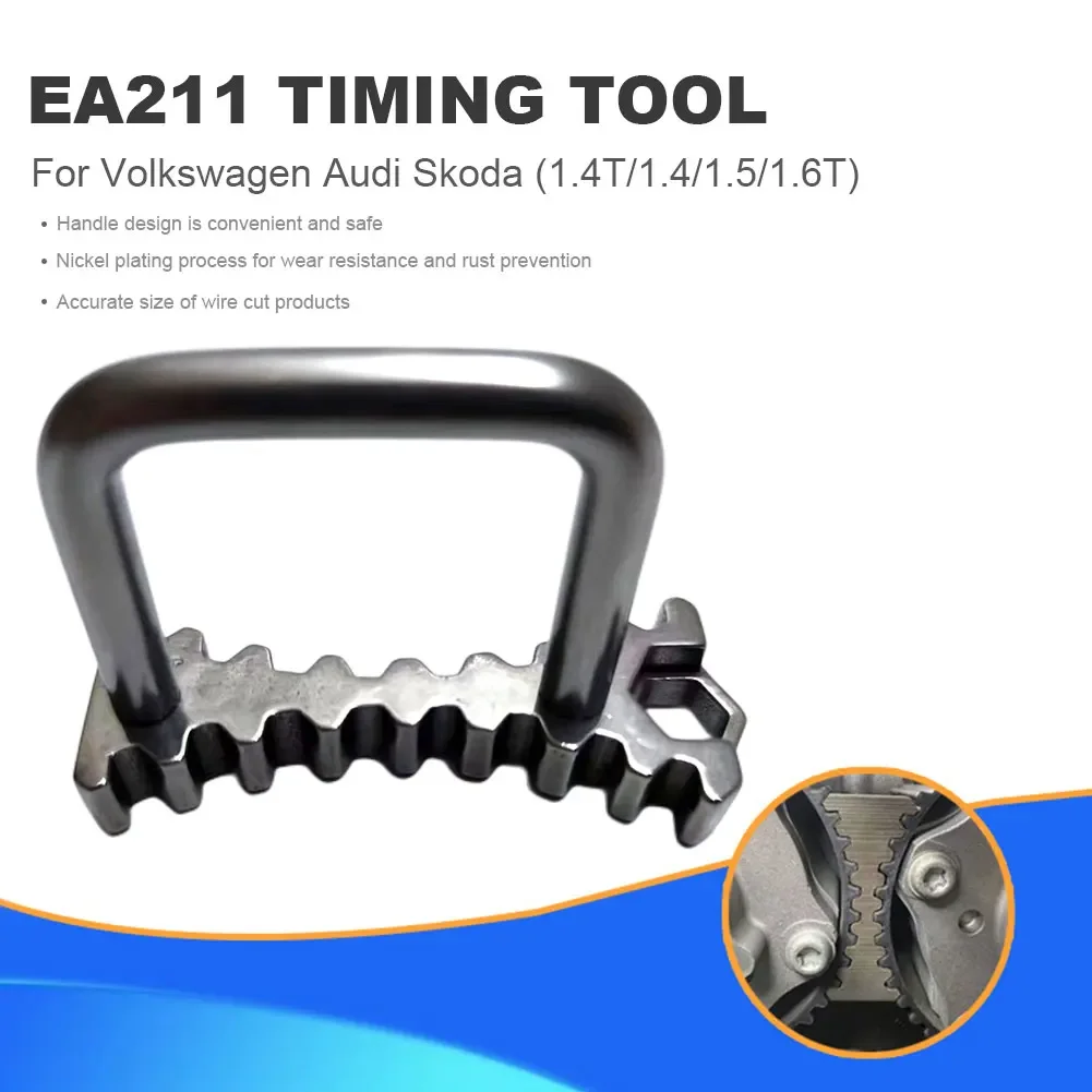 EA211 Camshaft Locking Tool Universal Camshaft Retainer Wrench Durable Vehicle Belt Runner Repair for VW Skoda 1.4T/1.4/1.5/1.6