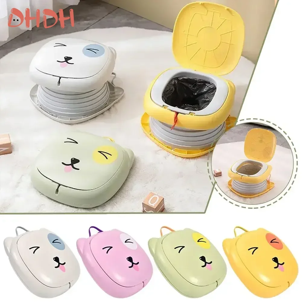 Portable Potty For Toddler Travel Foldable Potty Training Toilet For Car Camping Indoor Outdoor Bathroom For Baby Kids Children 2